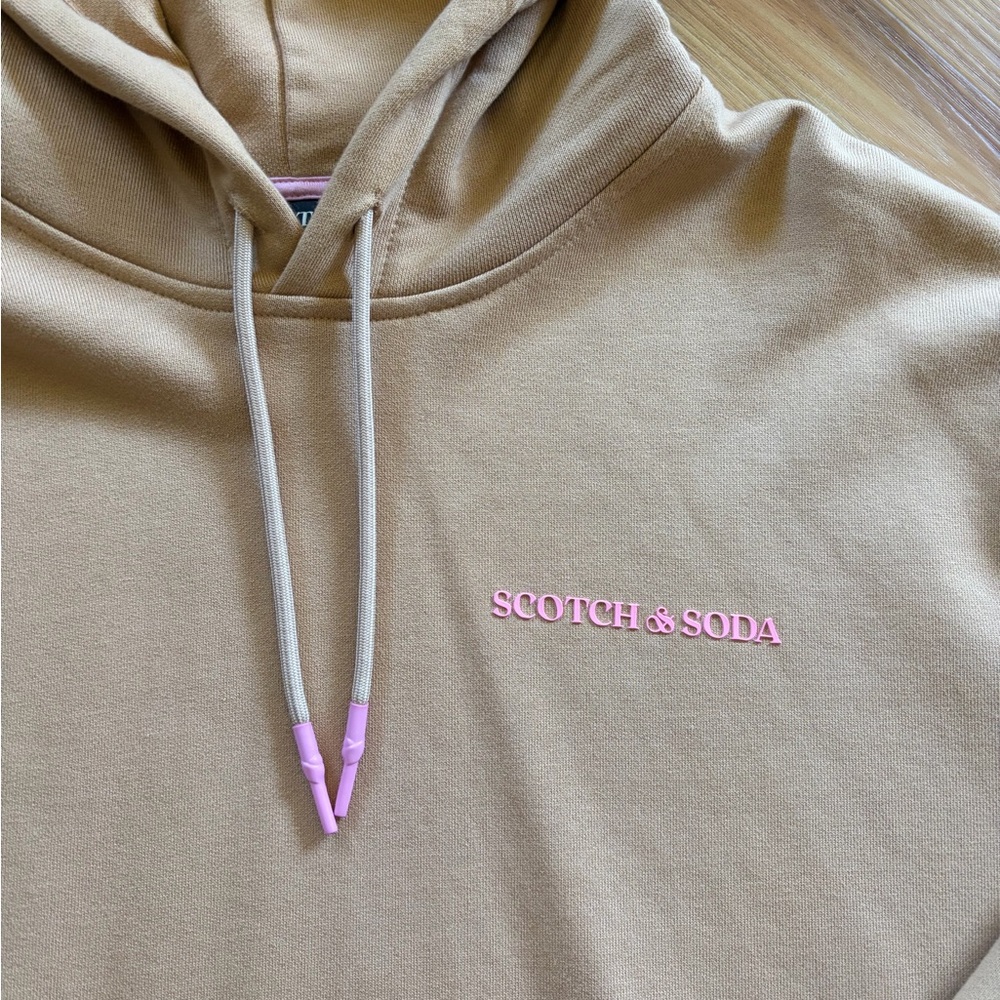 Scotch & Soda Beige & Pink Hoodie